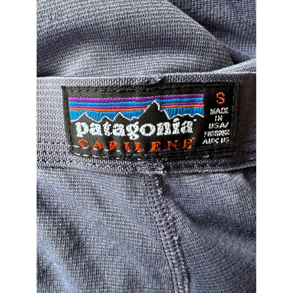 Vintage Patagonia Capilene Base Layer Pants Mens Small Purple Made in USA 44303